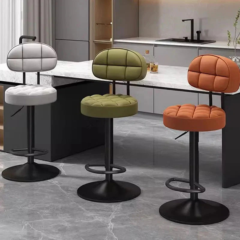 ChandeliersDecor.com-Bar Stools-Minimalistic Swivel Bar Stool Adjustable