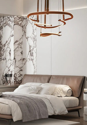 ChandeliersDecor.com-Chandeliers-ModaLux Leather Craft LED Chandelier