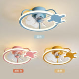 ChandeliersDecor.com-Kids Room Nursery Lighting-Modern Aircraft Ceiling Fan - Airplane Light with Fan