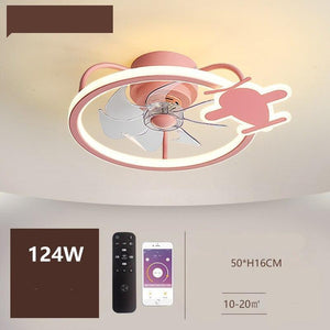 ChandeliersDecor.com-Kids Room Nursery Lighting-Modern Aircraft Ceiling Fan - Airplane Light with Fan