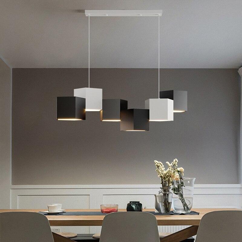 ChandeliersDecor.com-Kitchen Island-Modern Chandelier Lighting Blocks Pendant Light