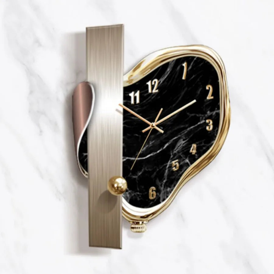 ChandeliersDecor.com-Wall Clocks-Modern Dome Swingable Wall Clock