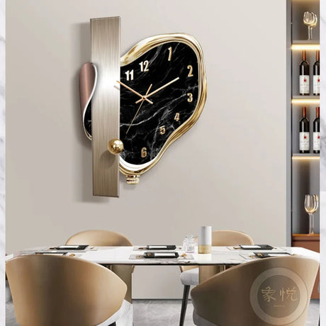ChandeliersDecor.com-Wall Clocks-Modern Dome Swingable Wall Clock