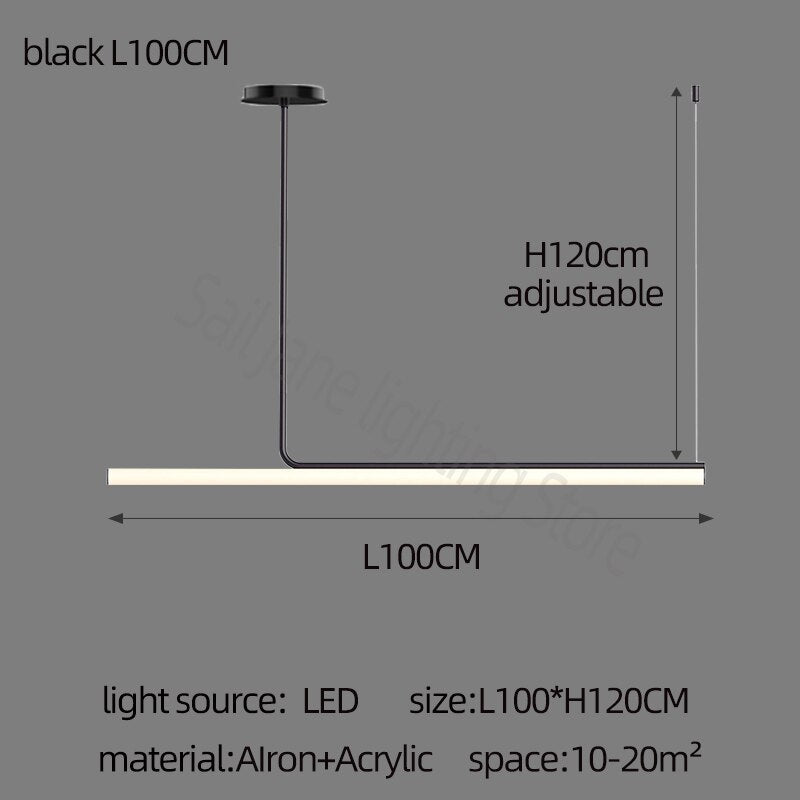 ChandeliersDecor.com-Kitchen Island-Modern LED Chandelier: Illuminate Your Space with Style