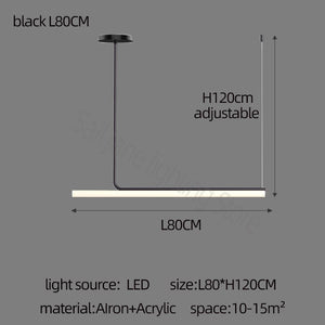 ChandeliersDecor.com-Kitchen Island-Modern LED Chandelier: Illuminate Your Space with Style