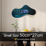 ChandeliersDecor.com-Wall Clocks-Modern LED Digital Wall Clock 3D Luminous