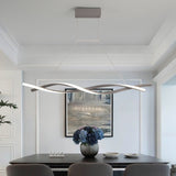ChandeliersDecor.com-Kitchen Island-Modern LED Pendant Lamp, Dimmable Black Gold Chandelier