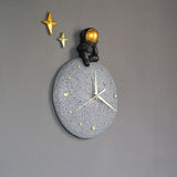 ChandeliersDecor.com-Wall Clocks-Modern Light Luxury Astronaut Wall Clock