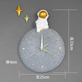 ChandeliersDecor.com-Wall Clocks-Modern Light Luxury Astronaut Wall Clock