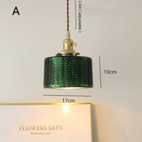 ChandeliersDecor.com-Pendant Lights-Modern Loft Pure Copper Lamp Holder Green Light