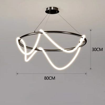 Modern Long Hose LED Chandelier for Dining Room-ChandeliersDecor.com