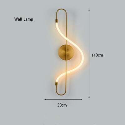 ChandeliersDecor.com-Kitchen Island-Modern Long Hose LED Chandelier for Dining Room