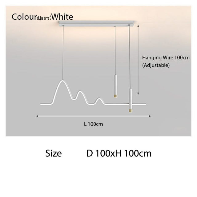 Modern Minimalist LED Chandelier Light-ChandeliersDecor.com