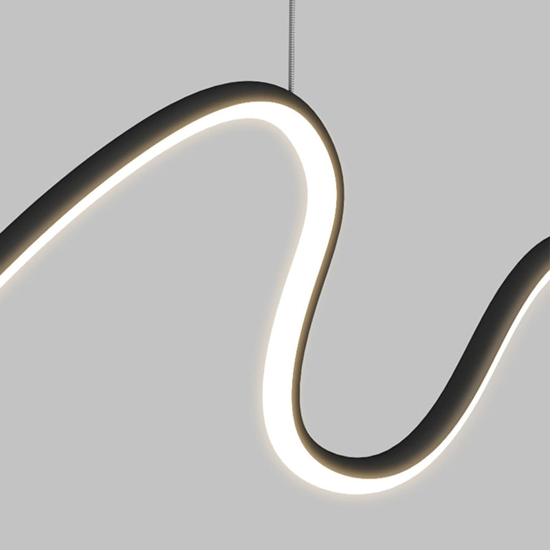 ChandeliersDecor.com-Kitchen Island-Modern Minimalist LED Chandelier Light