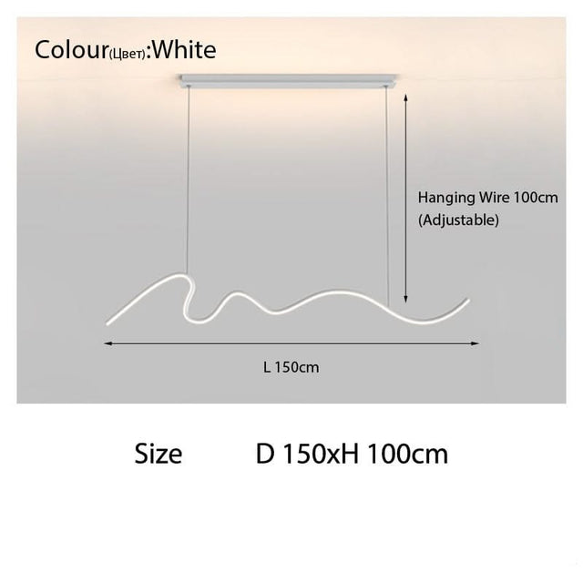 Modern Minimalist LED Chandelier Light-ChandeliersDecor.com