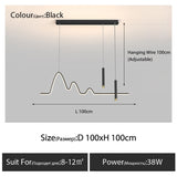 ChandeliersDecor.com-Kitchen Island-Modern Minimalist LED Chandelier Light
