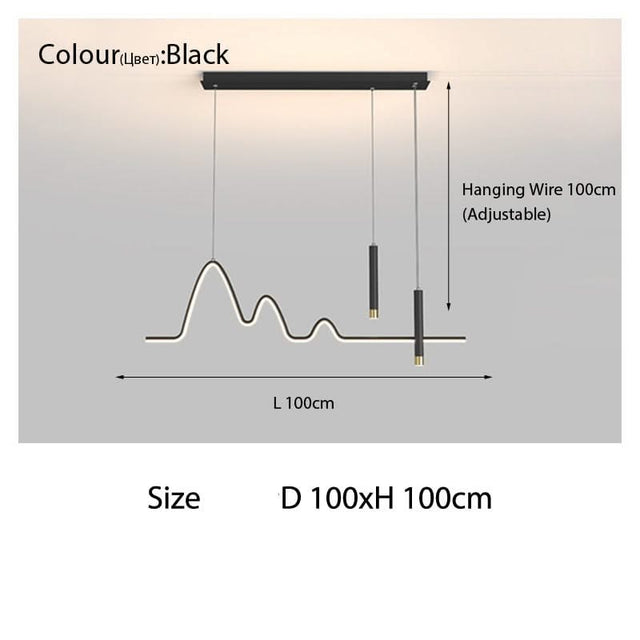 Modern Minimalist LED Chandelier Light-ChandeliersDecor.com