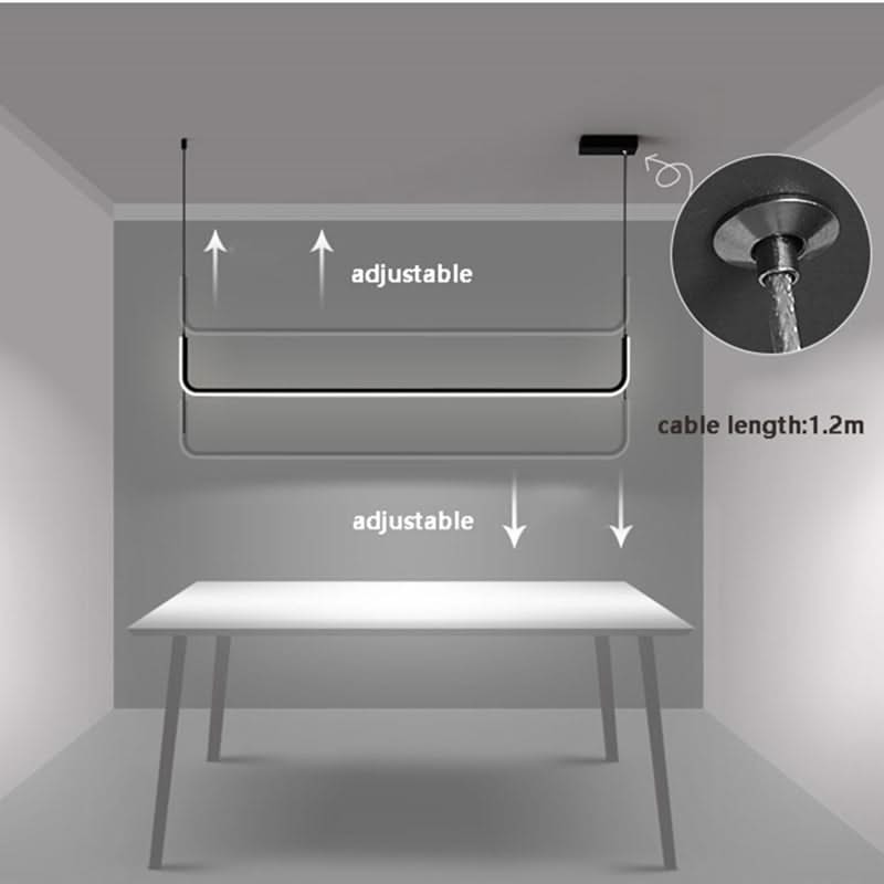 Modern Minimalist LED Pendant Lamp Black Gold-ChandeliersDecor.com