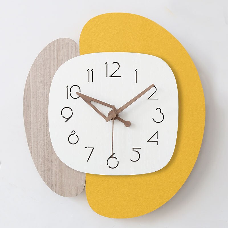 ChandeliersDecor.com-Wall Clocks-Modern Mute Wall Clock Punch-Free Wall Clock