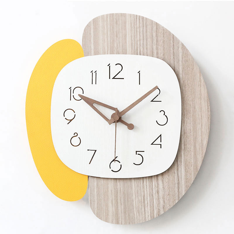 ChandeliersDecor.com-Wall Clocks-Modern Mute Wall Clock Punch-Free Wall Clock