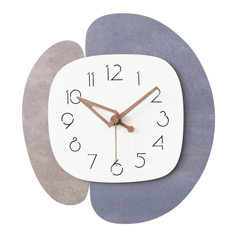 ChandeliersDecor.com-Wall Clocks-Modern Mute Wall Clock Punch-Free Wall Clock