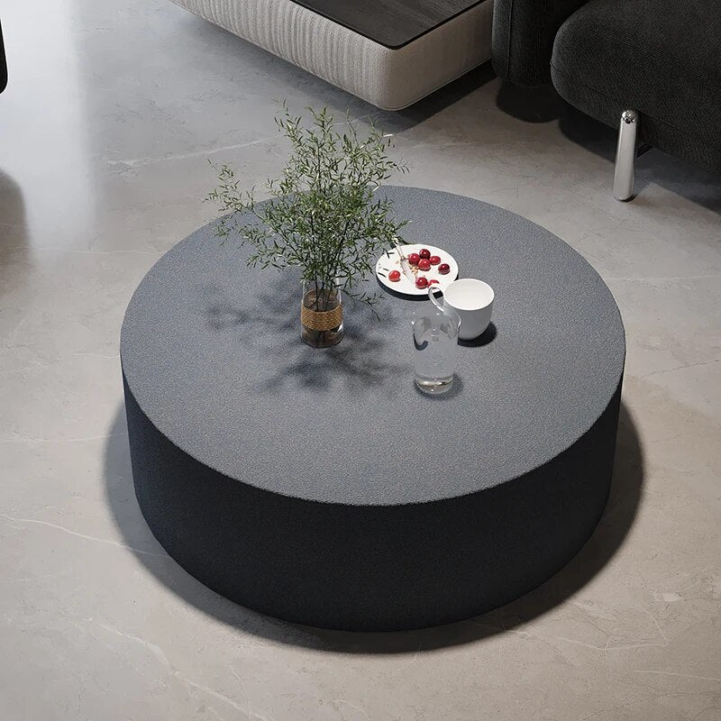 ChandeliersDecor.com-Coffee Tables-Modern Round Marble Coffee Table