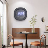 ChandeliersDecor.com-Wall Clocks-Modern Simple Home Electronic Date Temperature Wall Clock
