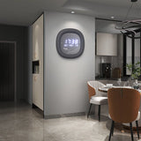 ChandeliersDecor.com-Wall Clocks-Modern Simple Home Electronic Date Temperature Wall Clock