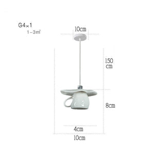 ChandeliersDecor.com-Kitchen Island-Modern Tea Cup Teapot Crockery Ceramic Led Pendant Lights