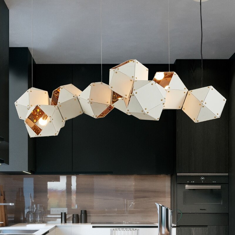 ChandeliersDecor.com-Kitchen Island-Molecules Hanging Light - Perfectly Illuminating Spaces