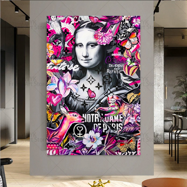 ChandeliersDecor.com-Wall Posters-Mona Lisa Wall Art Beautiful and Iconic Masterpiece