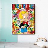 ChandeliersDecor.com-Wall Posters-Money Boy: Richie Rich Poster - Ultimate Symbol of Wealth