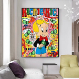 ChandeliersDecor.com-Wall Posters-Money Boy: Richie Rich Poster - Ultimate Symbol of Wealth
