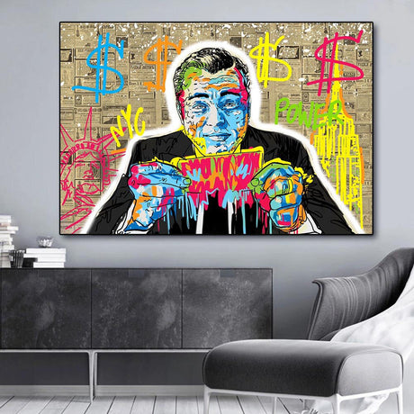 ChandeliersDecor.com-Wall Posters-Money Dollar Canvas Wall Art