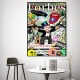 ChandeliersDecor.com-Monopoly Wall Poster-Money Forbes Funny Monopoly Alec Canvas Print