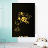 ChandeliersDecor.com-Monopoly Wall Poster-Money Man Angel: Alec Monopoly Art Exclusive Collection