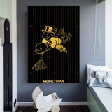 ChandeliersDecor.com-Monopoly Wall Poster-Money Man Angel: Alec Monopoly Art Exclusive Collection