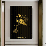 ChandeliersDecor.com-Monopoly Wall Poster-Money Man Angel: Alec Monopoly Art Exclusive Collection