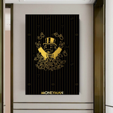 ChandeliersDecor.com-Monopoly Wall Poster-Money Man Dollar Bills by Alec Monopoly Art