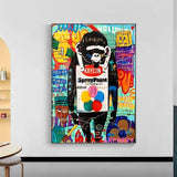 ChandeliersDecor.com-Wall Posters-Monkey Men Canvas Wall Art
