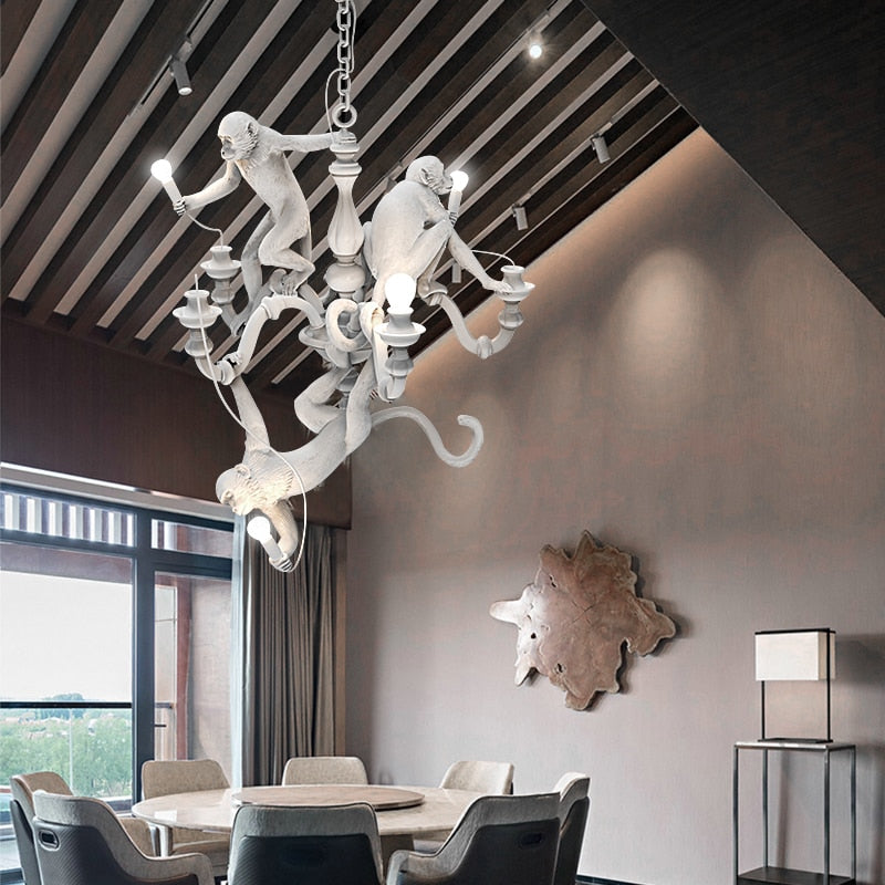 ChandeliersDecor.com-Chandeliers-Monkeys Chandelier Luxurious Ceiling Lamp