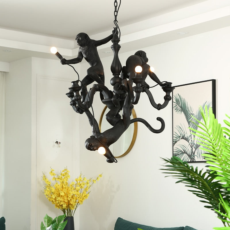 ChandeliersDecor.com-Chandeliers-Monkeys Chandelier Luxurious Ceiling Lamp