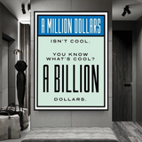 ChandeliersDecor.com-Monopoly Wall Poster-Monopoly Cool Billion Dollars Card Canvas Wall Art