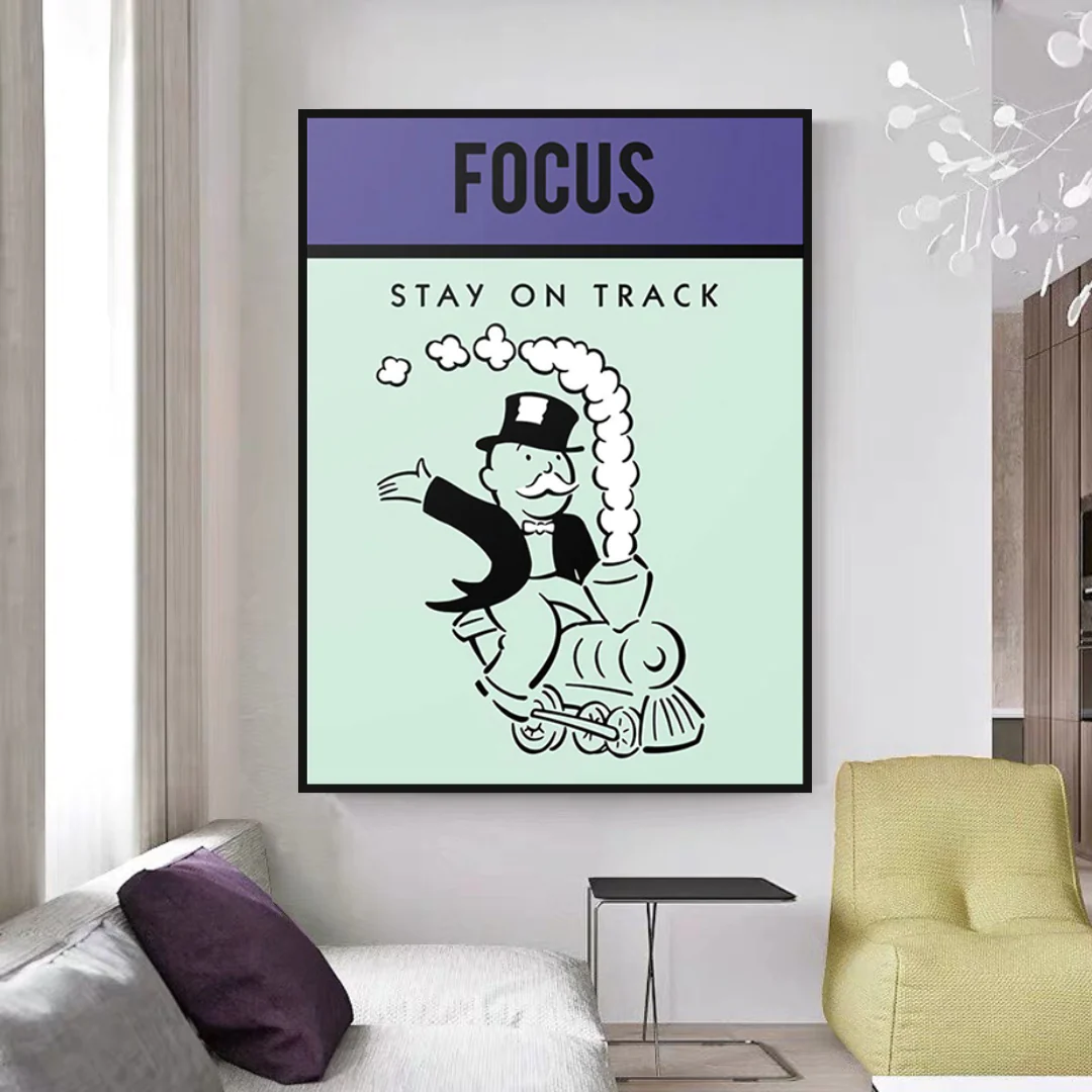 ChandeliersDecor.com-Monopoly Wall Poster-Monopoly property bundle Alec monopoly Canvas Print