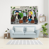 ChandeliersDecor.com-Monopoly Wall Poster-Monopoly's Millionaire & Richie Canvas Wall Art