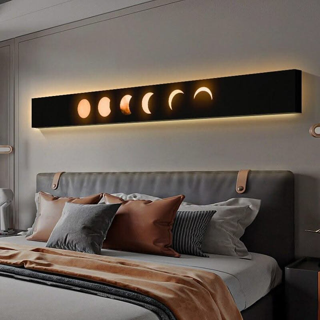 Moon Eclipse LED Wall Lght: Stylish & Energy-Efficient Lighting-ChandeliersDecor.com