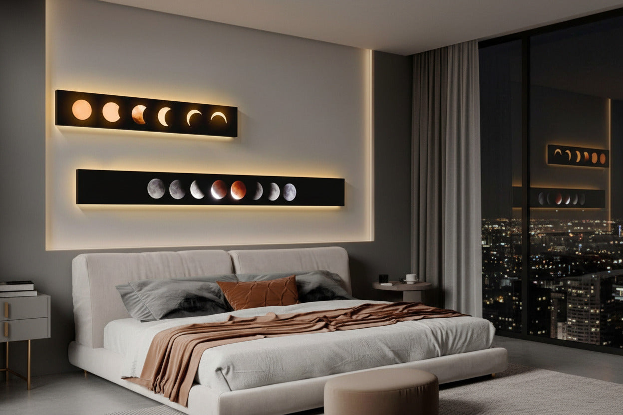 Moon Eclipse LED Wall Lght: Stylish & Energy-Efficient Lighting-ChandeliersDecor.com