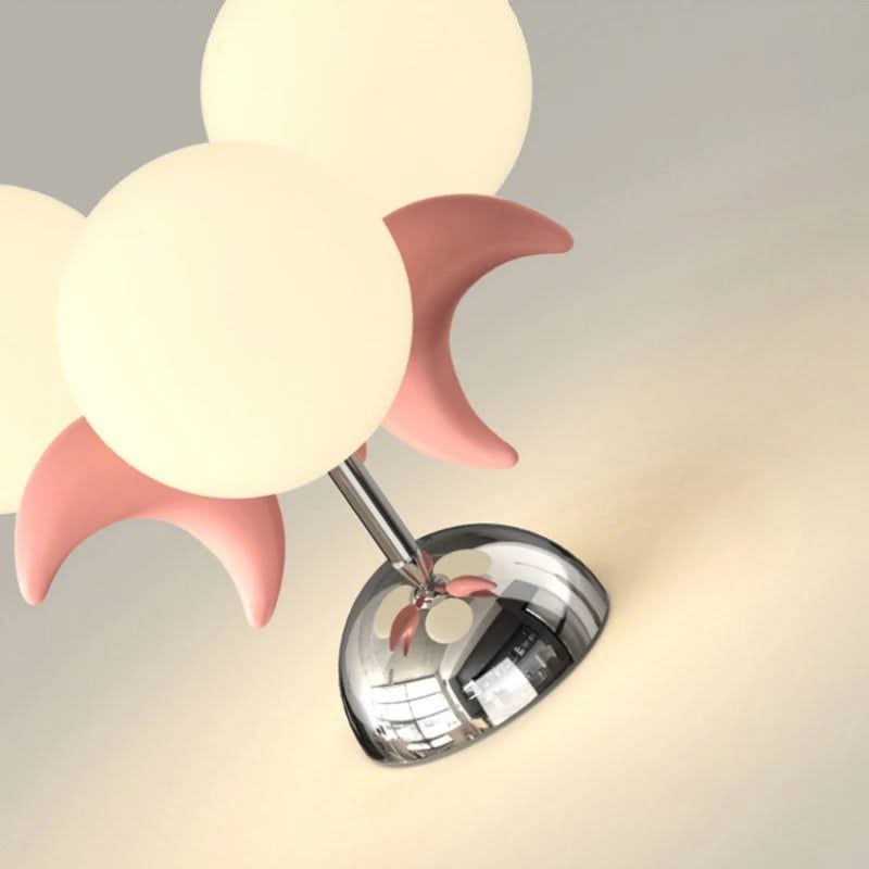 Moon LED Ball Lamp for Girls Room - Illuminate the Night with Whimsical Charm-ChandeliersDecor.com