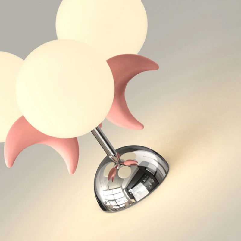ChandeliersDecor.com-Kids Room Nursery Lighting-Moon LED Ball Lamp for Girls Room - Illuminate the Night with Whimsical Charm