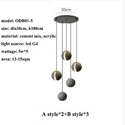 ChandeliersDecor.com-Pendant Lights-Moon Pendant Light: Illuminate Spaces with Style
